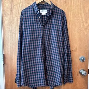 Men’s Mizzen + Main American Made Trim Fit Button Down Long Sleeve Shirt XXL
